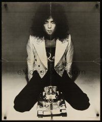 8a203 MARC BOLAN 20x24 music poster '73 cool image of guitarist w/toy tank!