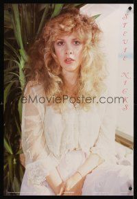 8a692 STEVIE NICKS English commercial poster '82 cool image of pretty singer in white!