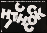 8a350 18TH INTERNATIONAL ISTANBUL FILM FESTIVAL Turkish film festival poster '99 Alfred Hitchcock!