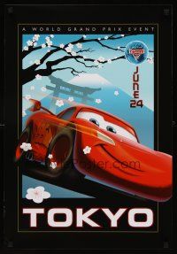 8a463 CARS 2 4 special 19x27s '11 Disney animated racing sequel, World Grand Prix Events!