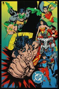 8a096 DC Canadian special 22x34 '94 comics, Green Lantern, Batman & Robin, Wonder Woman!