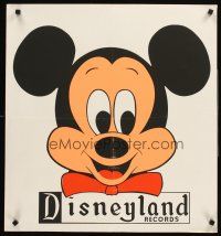 8a187 DISNEYLAND RECORDS record promo '70s great huge Mickey Mouse image!