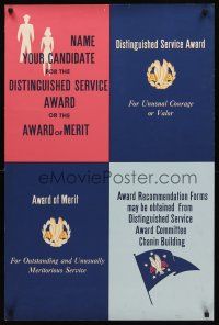 8a006 DISTINGUISHED SERVICE AWARD/AWARD OF MERIT special 24x36 '40s American Airlines!