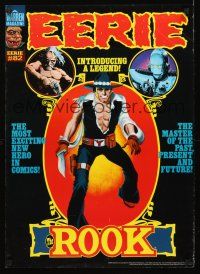 8a098 EERIE special 20x28 '77 comic book, Rook, art of most exciting hero in comics!