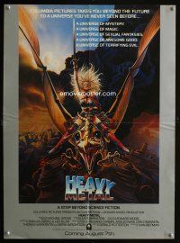 8a495 HEAVY METAL advance special 18x25 '81 classic musical animation, sexy Achilleos fantasy art!