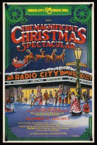8a069 MAGNIFICENT CHRISTMAS SPECTACULAR stage play special 19x29 '82 Radio City Music Hall!