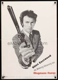 8a512 MAGNUM FORCE int'l special 20x28 '73 Clint Eastwood is Dirty Harry with his huge gun!