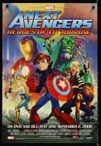 8a521 NEXT AVENGERS: HEROES OF TOMORROW video special 13x20 '08 cool sci-fi cartoon artwork!