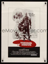 8a524 NIGHTMARE CIRCUS special 18x24 '74 Andrew Prine, Manuela Theiss, great horror artwork!