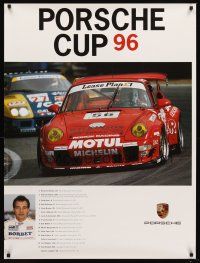 8a167 PORSCHE CUP 96 special 30x40 '96 great image of racing 911 on track!