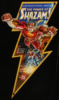8a105 POWER OF SHAZAM special 19x32 '94 Captain Marvel comic book, cool lightning design!