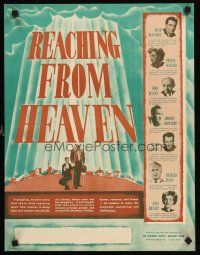 8a533 REACHING FROM HEAVEN special 17x22 '48 heaven or hell, the choice is yours!