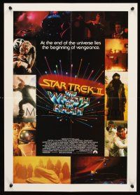 8a552 STAR TREK II special 17x24 '82 The Wrath of Khan, Leonard Nimoy, William Shatner!