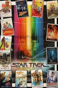 8b001 LOT OF 176 FOLDED ONE-SHEETS '59 - '88 Star Trek, Happy Anniversary, Trial of Billy Jack