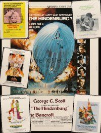 8b044 LOT OF 6 UNFOLDED 30X40S '7s The Hindenburg, Butterflies Are Free, Joseph Andrews & more!