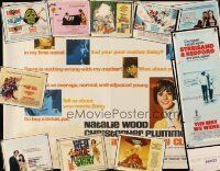 8b046 LOT OF 12 UNFOLDED & FORMERLY FOLDED INSERTS & HALF-SHEETS '66-80 Inside Daisy Clover+more!