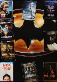 8b049 LOT OF 44 UNFOLDED ONE-SHEETS '87 - '04 Batman, Unforgiven, Wolf, Maverick & more!