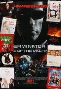 8b053 LOT OF 36 UNFOLDED DOUBLE-SIDED ONE-SHEETS '87 - '06 Terminator 3, Moonstruck & more!
