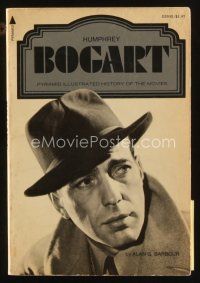8b238 HUMPHREY BOGART: PYRAMID ILLUSTRATED HISTORY OF THE MOVIES first edition softcover book '73