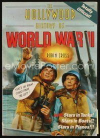 8b237 HOLLYWOOD HISTORY OF WORLD WAR II first edition softcover book '84 totally official!