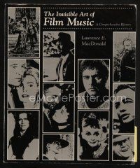 8b239 INVISIBLE ART OF FILM MUSIC first edition softcover book '98 A Comprehensive History!