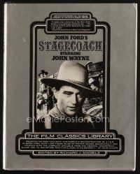 8b207 JOHN FORD'S STAGECOACH first edition hardcover book '75 recreating it in images & words!