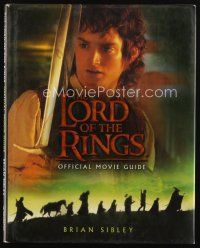 8b209 LORD OF THE RINGS OFFICIAL MOVIE GUIDE first edition hardcover book '01 full-color photos!