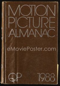 8b213 MOTION PICTURE ALMANAC 59th edition hardcover book '88 loaded with much great information!