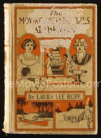 8b216 MOVING PICTURE GIRLS AT OAK FARM Grosset & Dunlap edition hardcover book '14 by Laura Lee Hope