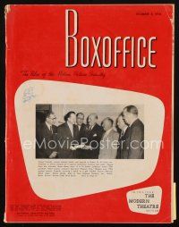 8b076 BOX OFFICE exhibitor magazine Dec 4, 1954 Marilyn in There's No Business Like Show Business!