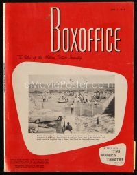 8b067 BOX OFFICE exhibitor magazine June 5, 1954 Dial M For Murder, Caine Mutiny & more!
