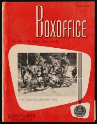 8b072 BOX OFFICE exhibitor magazine October 9, 1954 Sabrina premiere, Rear Window display!