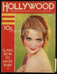8b102 HOLLYWOOD magazine June 1932 sexy portrait of Marian Marsh by Edwin Bower Hesser!