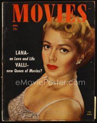 8b144 MODERN MOVIES magazine April 1948 portrait of sexy Lana Turner starring in Homecoming!
