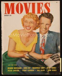 8b148 MODERN MOVIES magazine August 1951 Jane Powell & husband Geary Steffen by Mel Traxel!