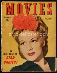 8b134 MODERN MOVIES magazine December 1943 Bettle Hutton stars in The Miracle of Morgan's Creek!