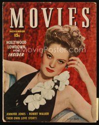 8b133 MODERN MOVIES magazine November 1943 Alexis Smith starring in Thank Your Lucky Stars!