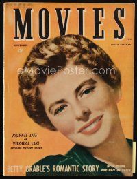 8b131 MODERN MOVIES magazine September 1943 Ingrid Bergman starring in For Whom the Bell Tolls!