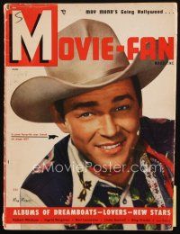 8b160 MOVIE FAN magazine August 1948 great smiling portrait of cowboy star Roy Rogers!