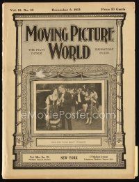 8b057 MOVING PICTURE WORLD exhibitor magazine December 6, 1913 Universal, Edison, D.W. Griffith