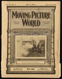 8b062 MOVING PICTURE WORLD exhibitor magazine July 4, 1914 Perils of Pauline, Mary Pickford, 3 Oz's