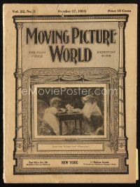 8b064 MOVING PICTURE WORLD exhibitor magazine Oct 17, 1914 baseball World Series. all-black film!