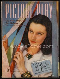 8b124 PICTURE PLAY magazine May 1940 portrait of beautiful Vivien Leigh by Lazlo Willinger!