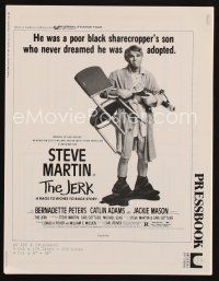 8b363 JERK pressbook '79 wacky Steve Martin is the son of a poor black sharecropper!