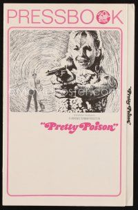 8b388 PRETTY POISON pressbook '68 different close up of crazy Tuesday Weld, Anthony Perkins!