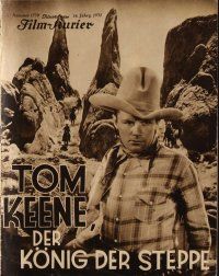 8b179 FREIGHTERS OF DESTINY German program '32 many images of cowboy Tom Keene & Barbara Kent!