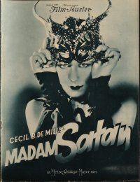 8b184 MADAM SATAN German program '31 Cecil B. DeMille, sexy Kay Johnson, Lillian Roth, different!