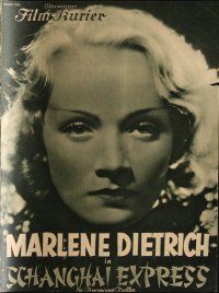 8b188 SHANGHAI EXPRESS German program '32 Josef von Sternberg, Marlene Dietrich, different images!