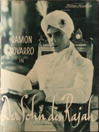 8b190 SON OF INDIA German program '31 great different images of Ramon Novarro wearing turban!