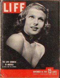 8b032 LOT OF 7 LIFE MAGAZINES magazine '40s sexy Rita Hayworth, Bob Hope + 1963 special issue!